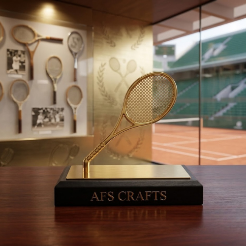 The Ace Metallic Tennis Trophy